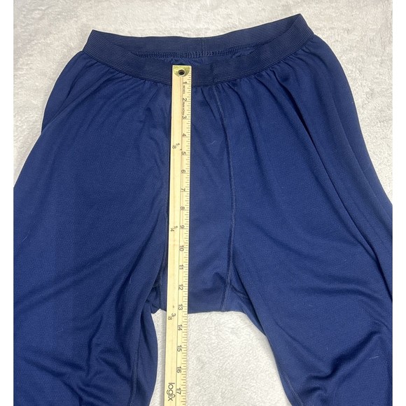 Vtg Patagonia Mens Size XL Capilene Base Layer Thermal Tights Navy Blue USA Made - Picture 5 of 8